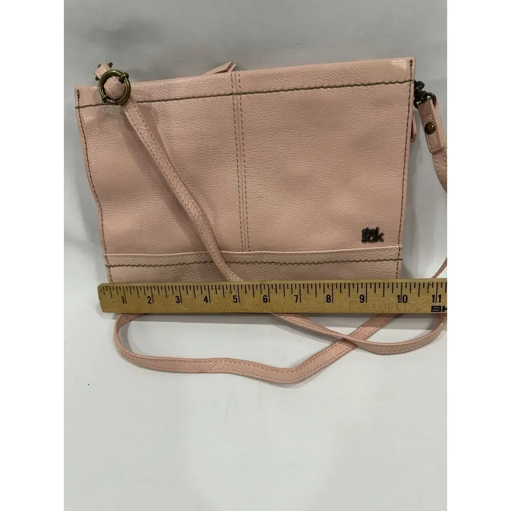 The Sak Iris Demi Crossbody Blush Pink Teal Liner - Picture 3 of 6